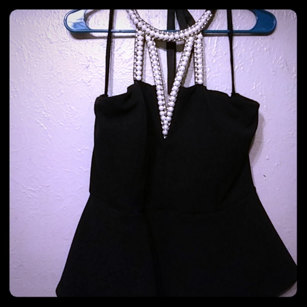 Woman's Black pearl dress size 3X